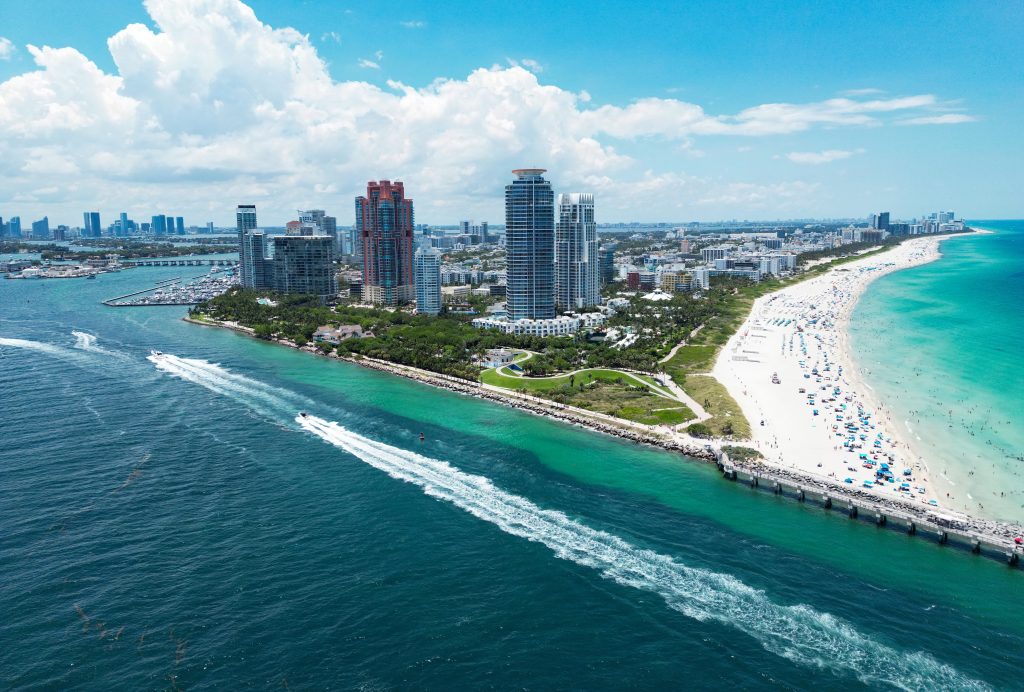 Miami Beach air view