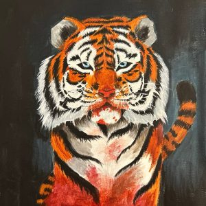 Brave tiger from Bengala