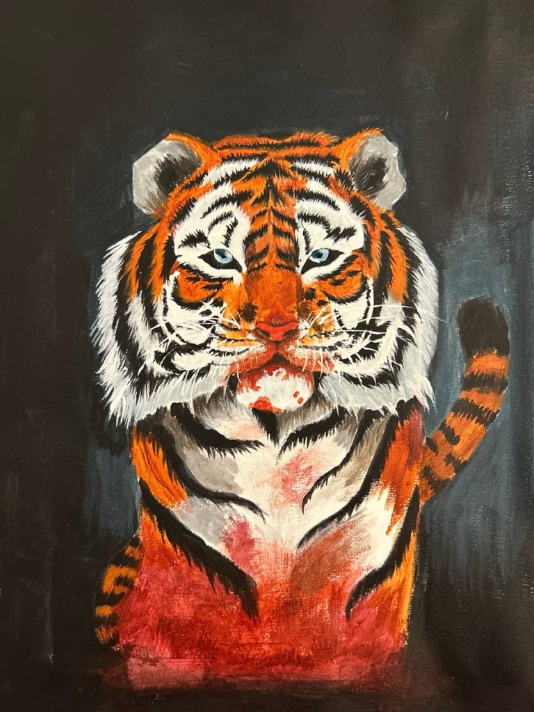 Brave tiger from Bengala